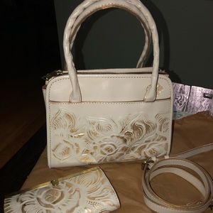 Patricia Nash Satchel and Matching Wallet